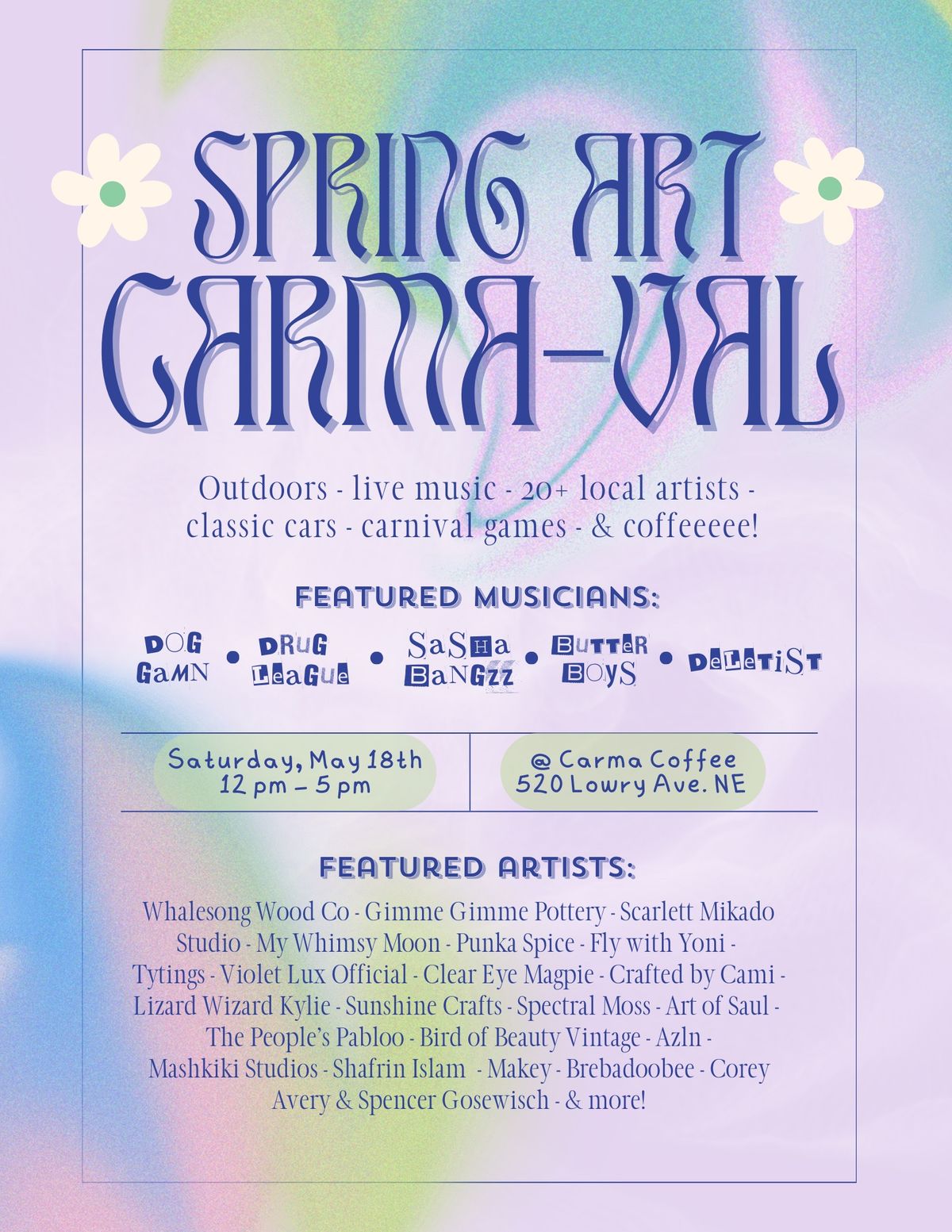 Spring Art Fair - An Art Carma-Val! 