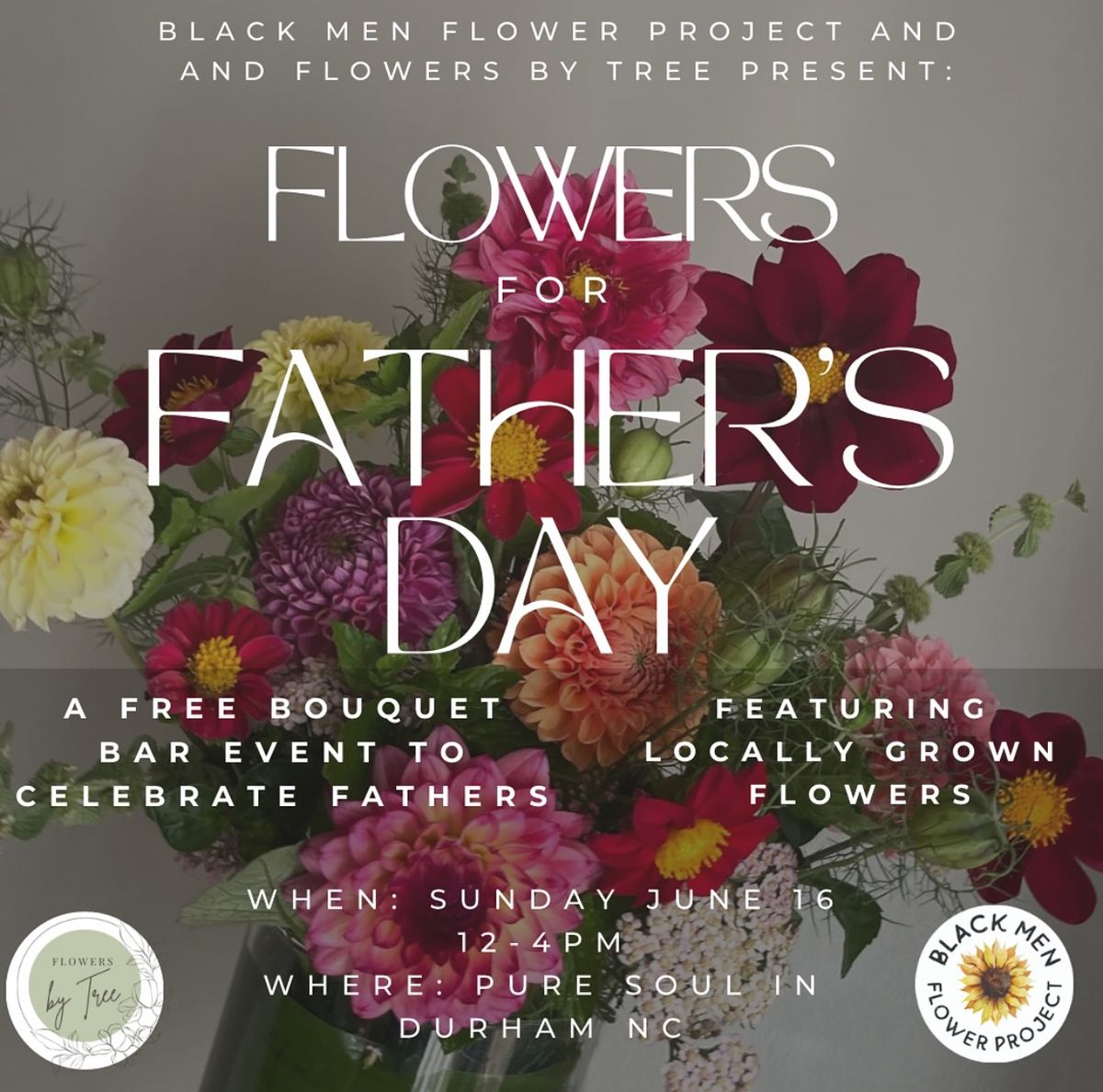 Build a Free Bouquet x Black Men Flower Project