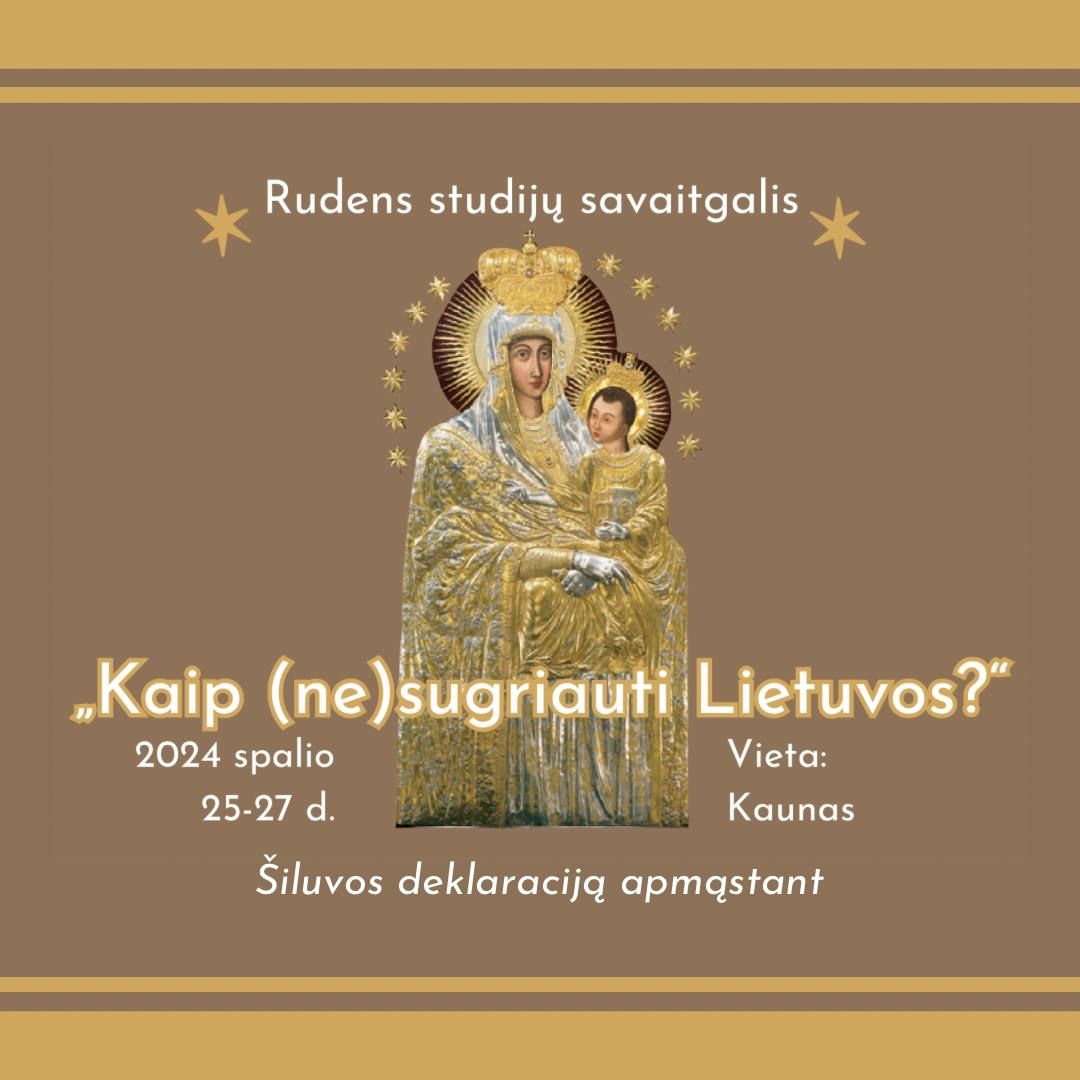 Rudens studij\u0173 savaitgalis: kaip nesugriauti Lietuvos?