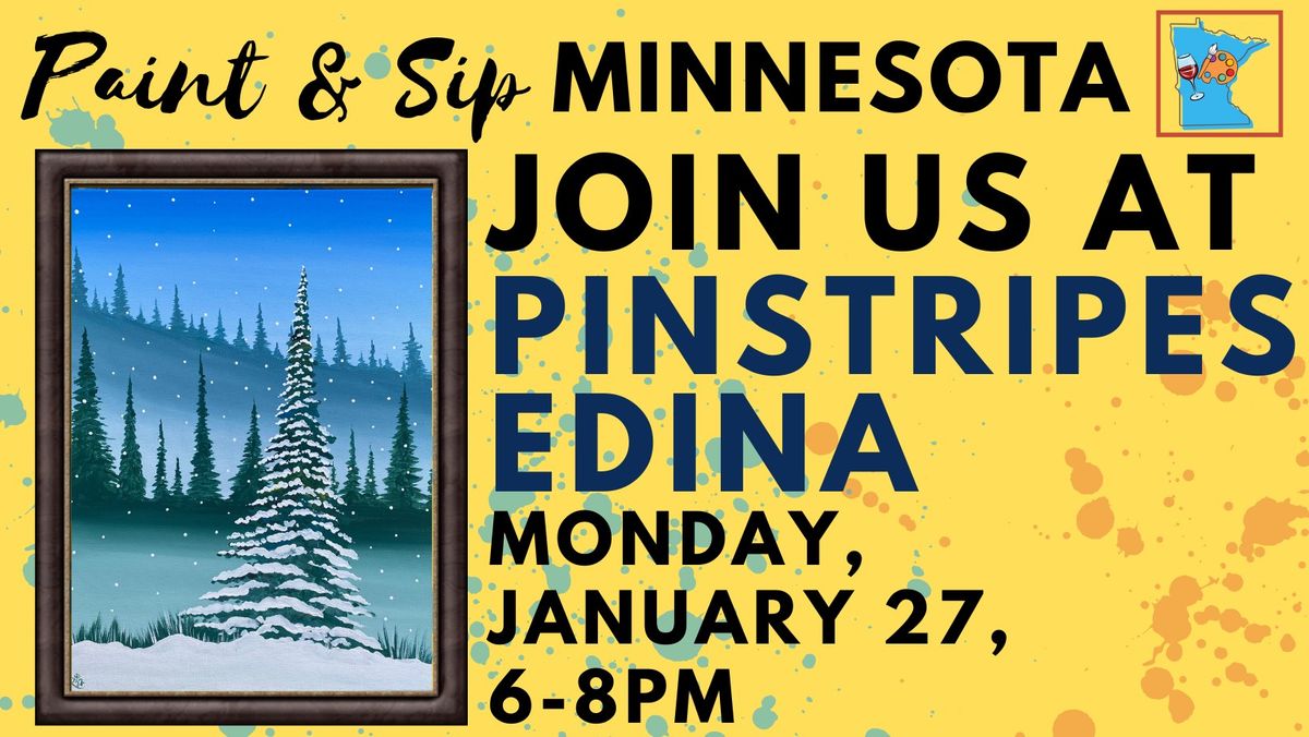 January 27 Paint & Sip at Pinstripes