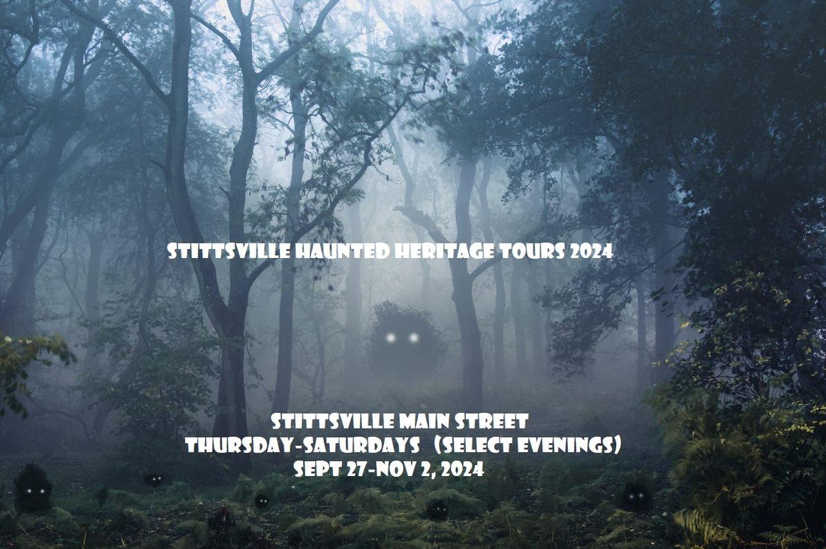 Stittsville Haunted Heritage Tours 2024