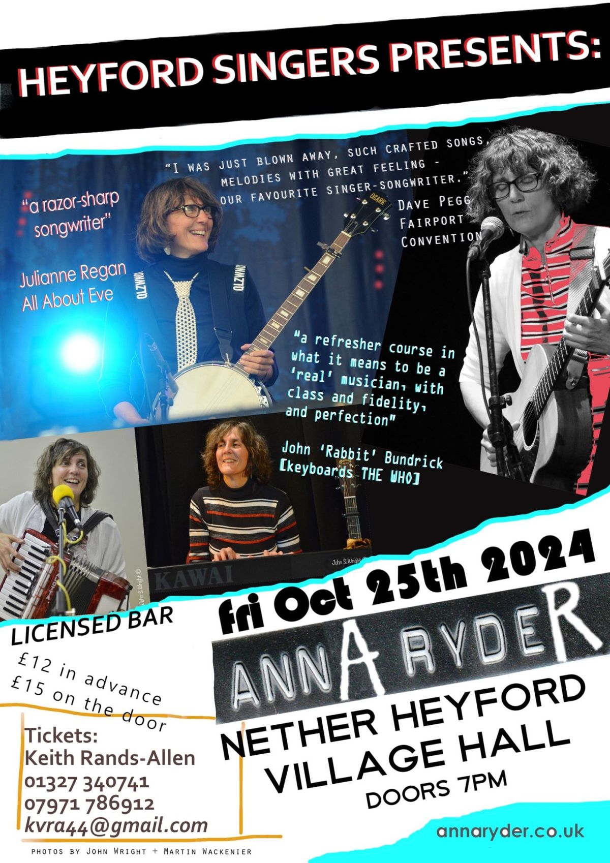 annA rydeR at Nether Heyford Village Hall