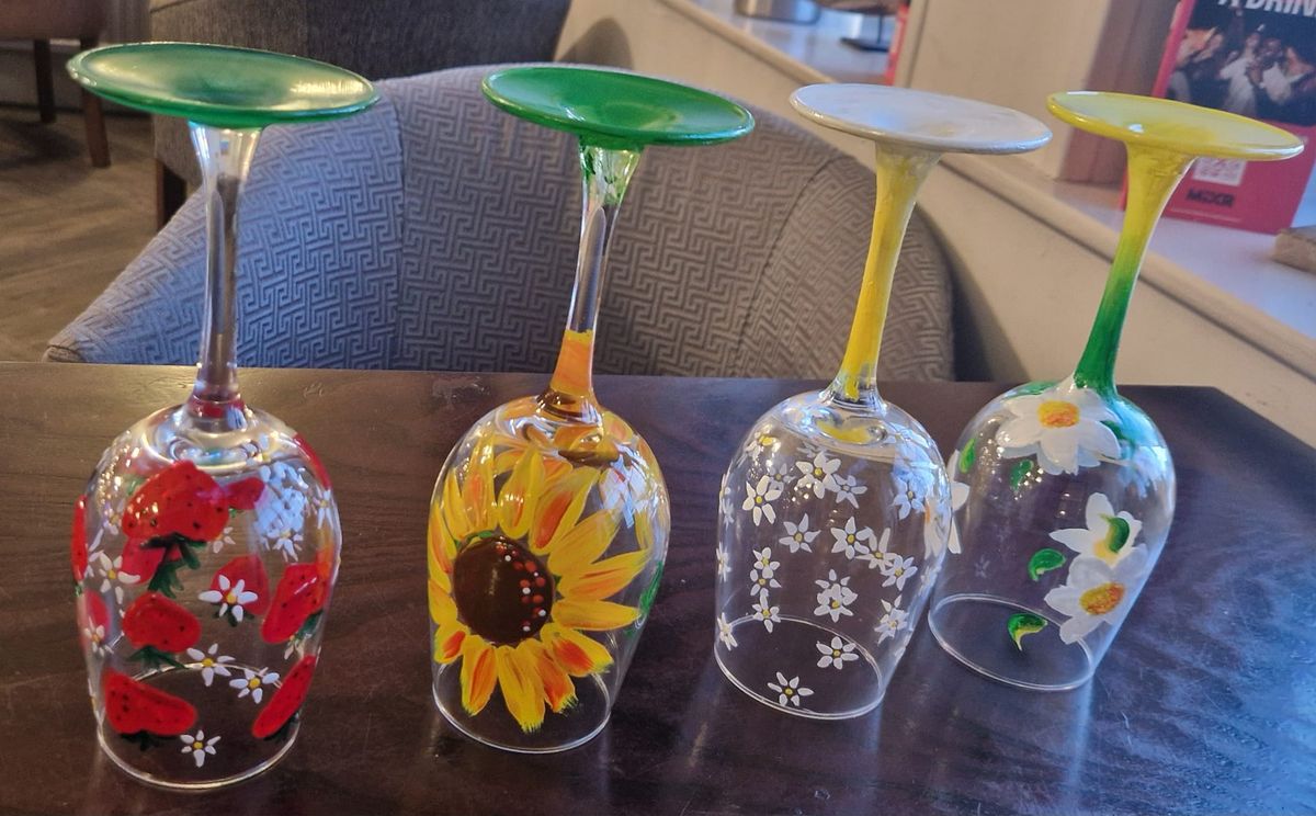 Wine Glass Painting Workshop 