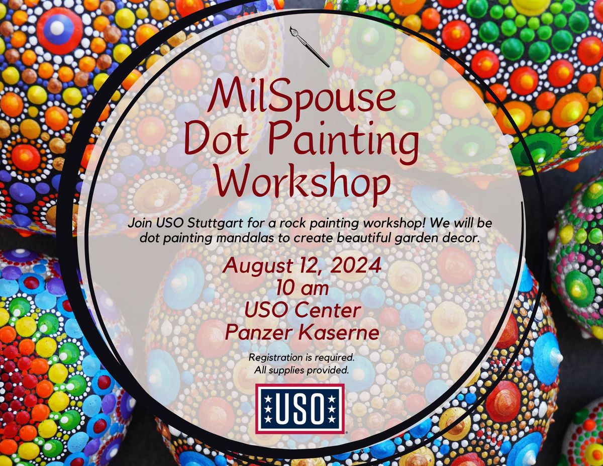 MilSpouse Dot Painting Workshop