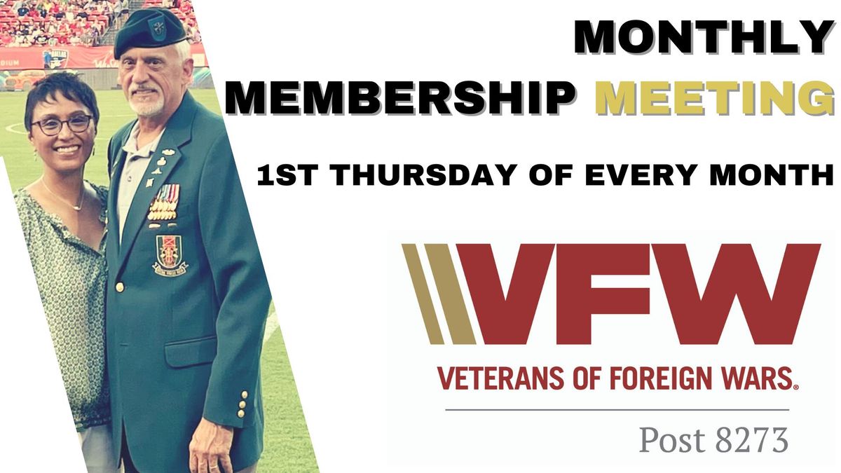 Frisco VFW & Auxiliary Monthly Meeting