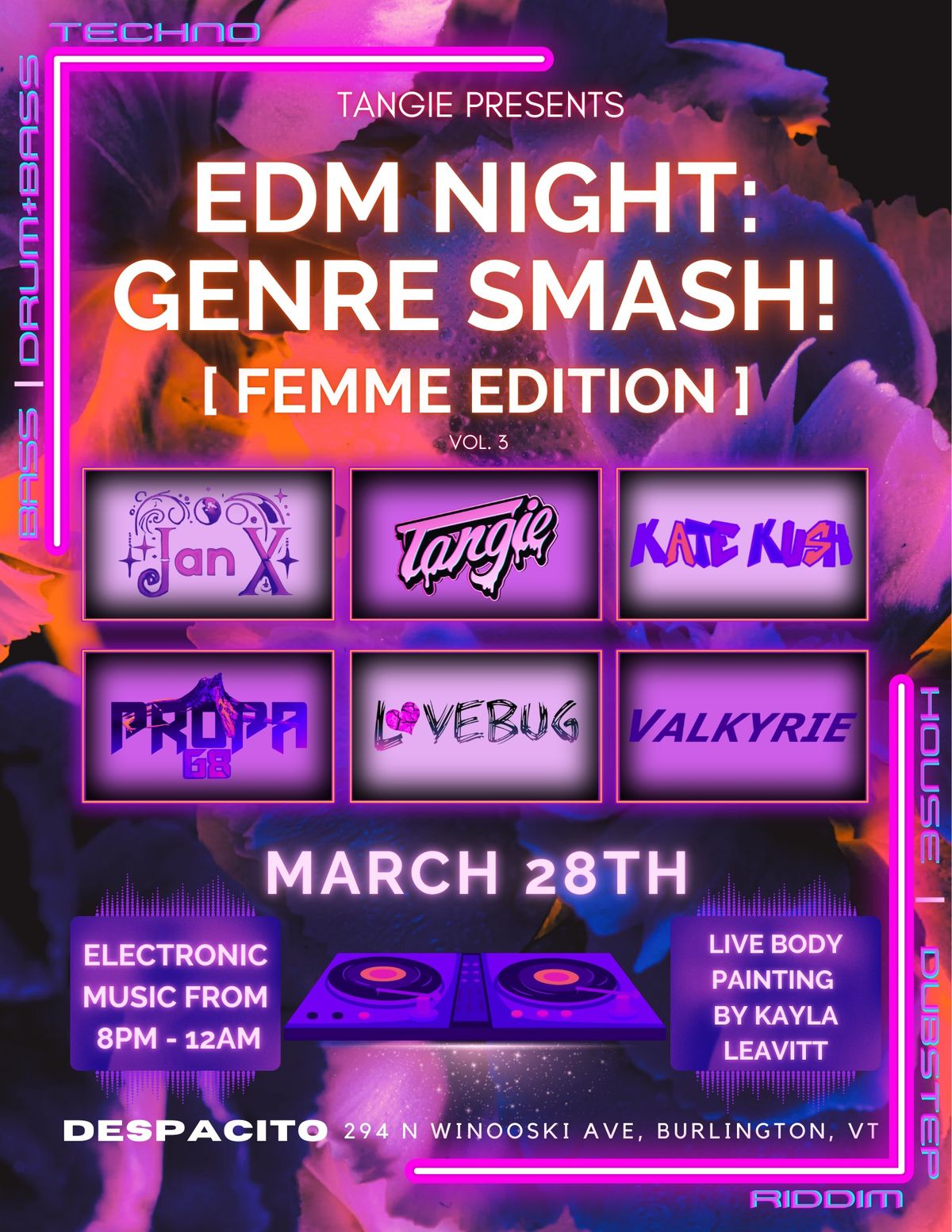 EDM NIGHT: GENRE SMASH! [FEMME EDITION]