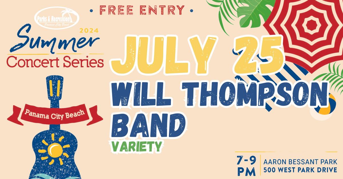 2024 Summer Concert Series | July 25- Will Thompson Band 