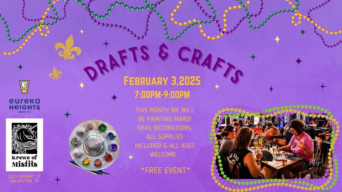 Drafts & Crafts: Mardi Gras Decorating