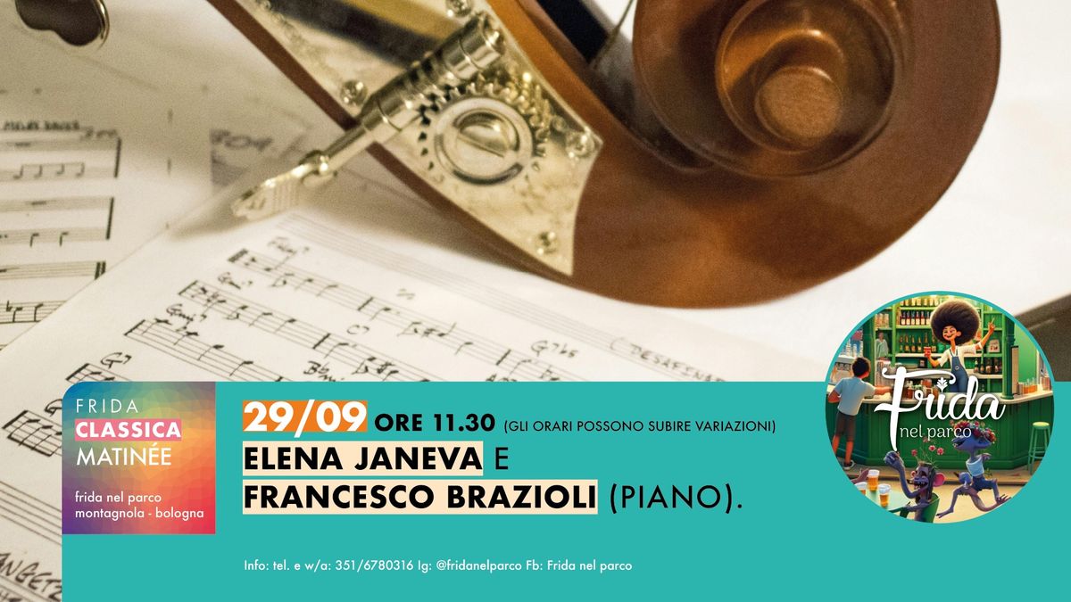 Concerto di piano con Elena Janeva e Francesco Brazioli 