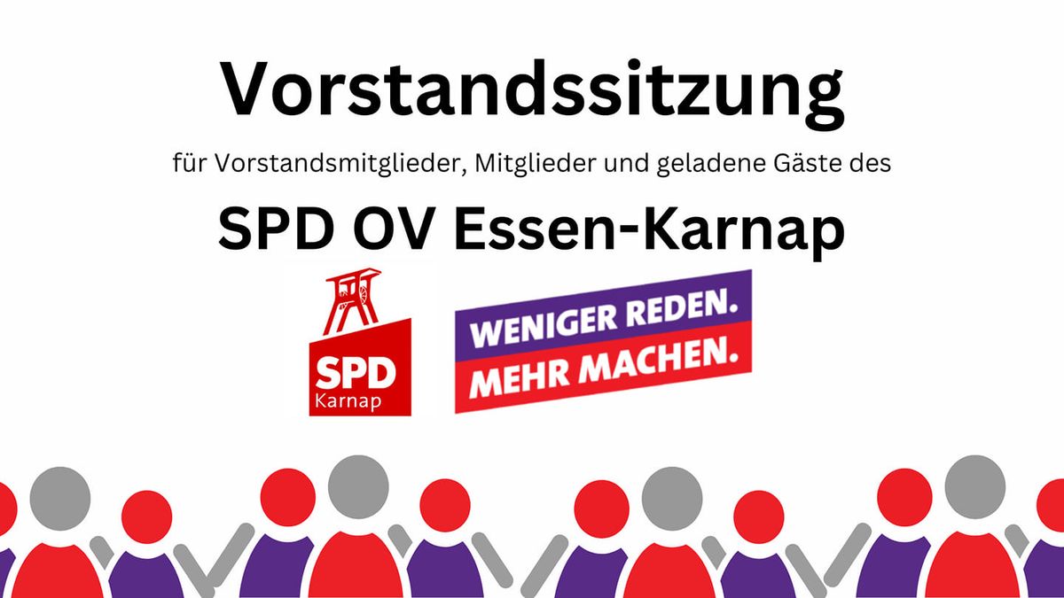 Vorstandssitzung SPD OV Essen-Karnap - nur Mitglieder