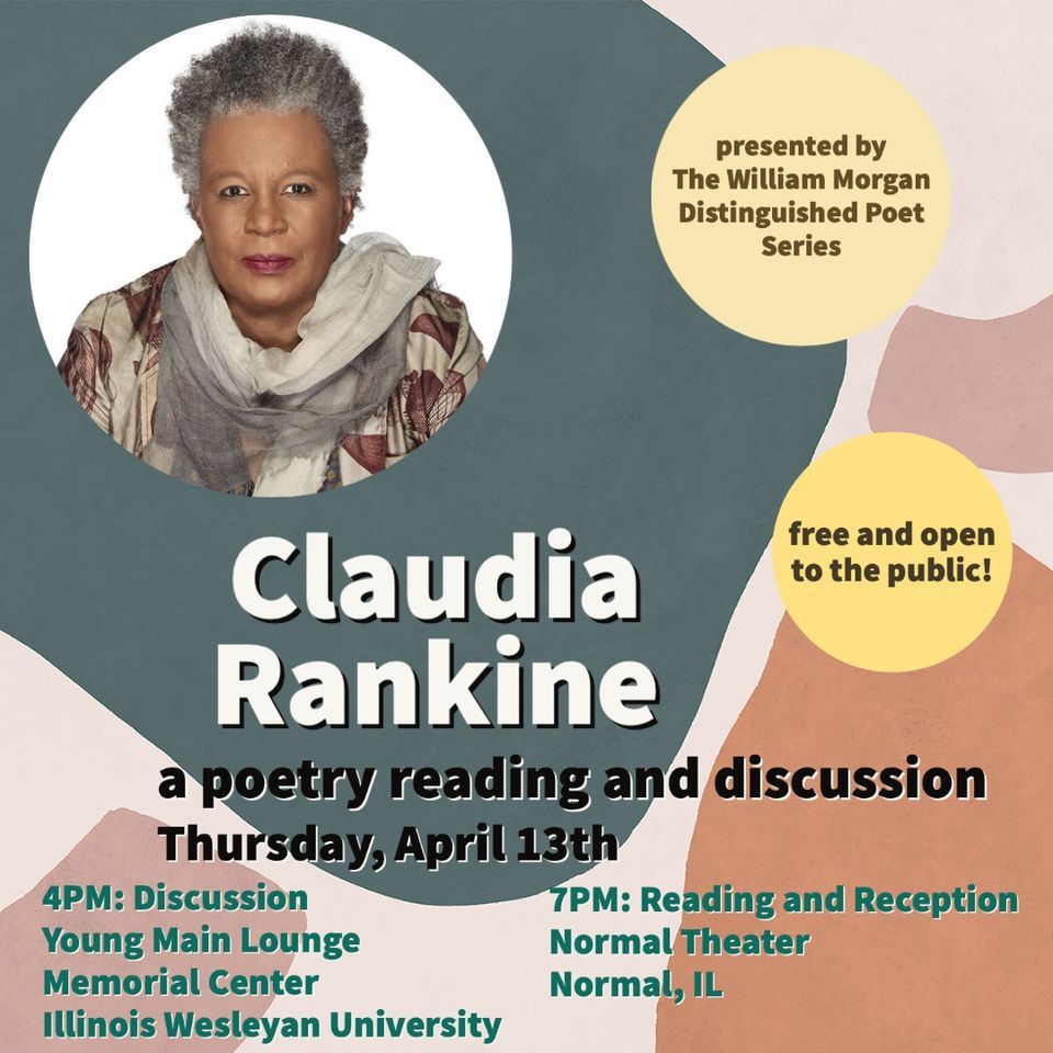 Poetry and Conversation with Claudia Rankine 