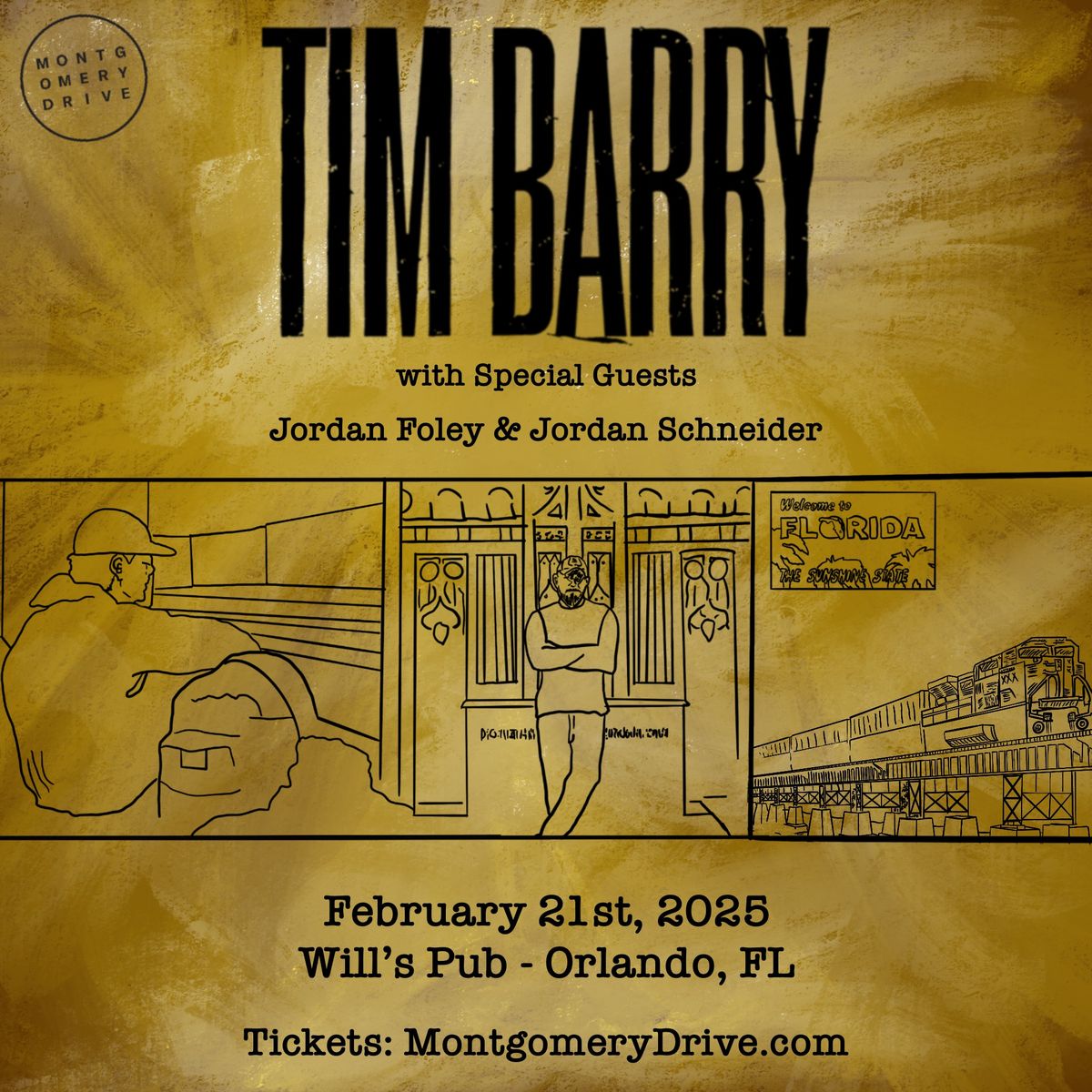 TIM BARRY at Will's Pub with Jordan Foley and Jordan Schneider - Orlando, FL