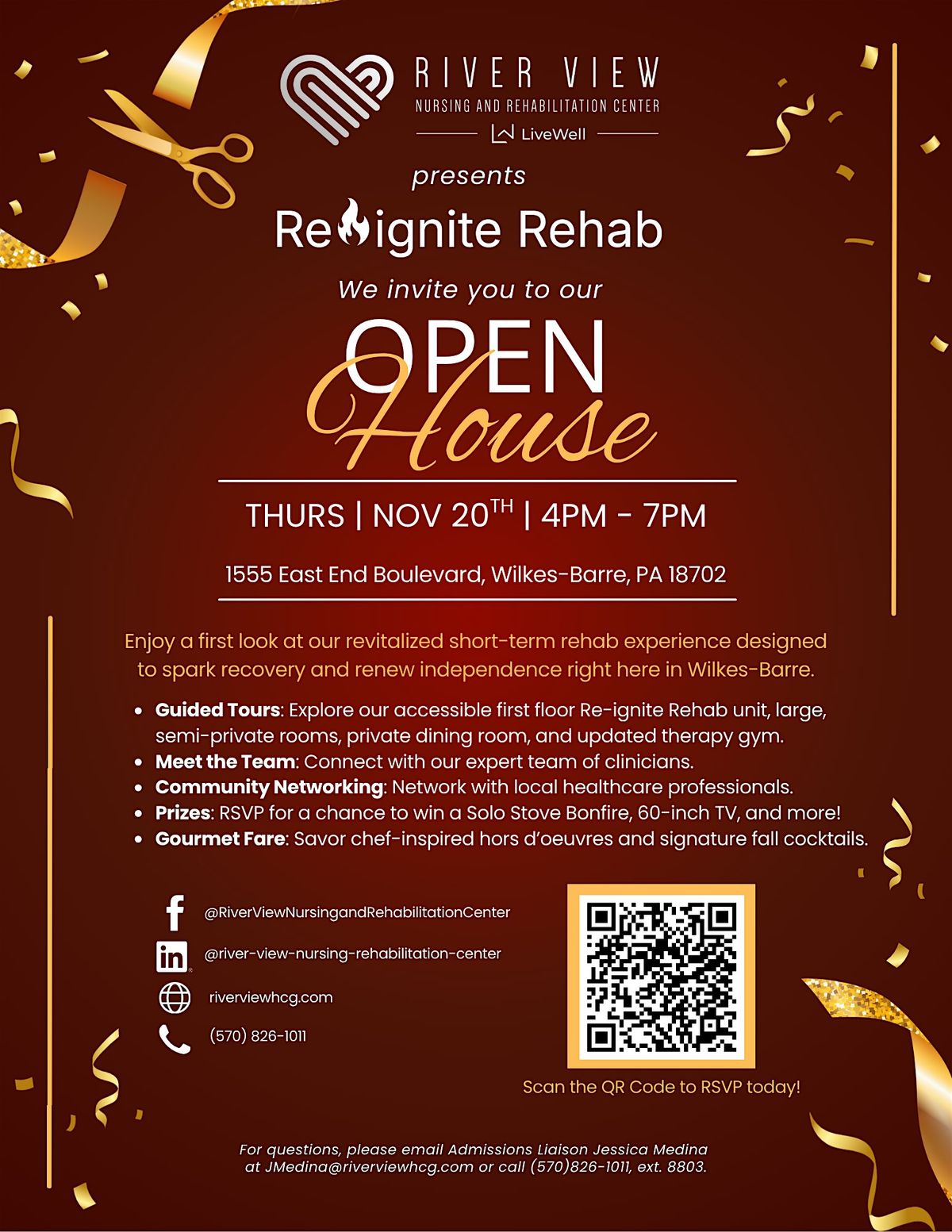 Re-ignite Rehab Open House