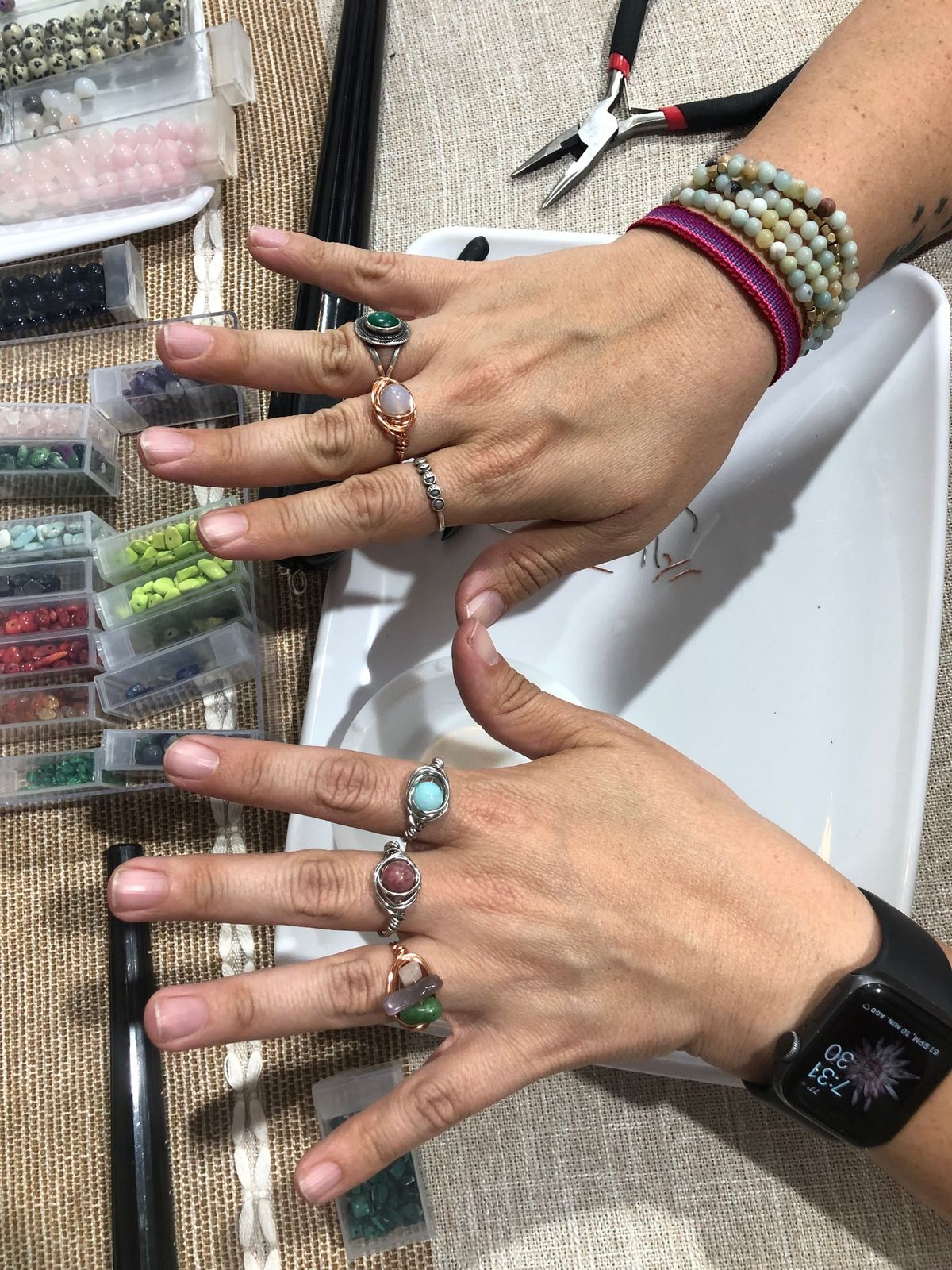 Beginner Wire Wrapping Ring Workshop