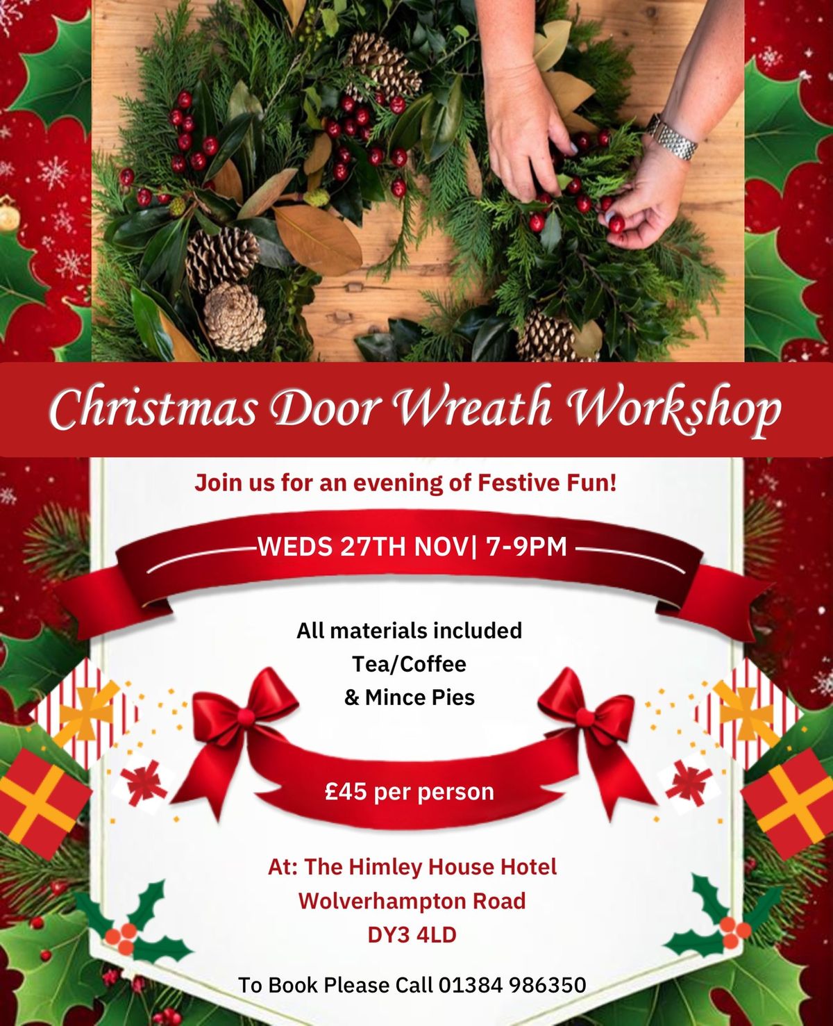 Christmas Door Wreath Workshop