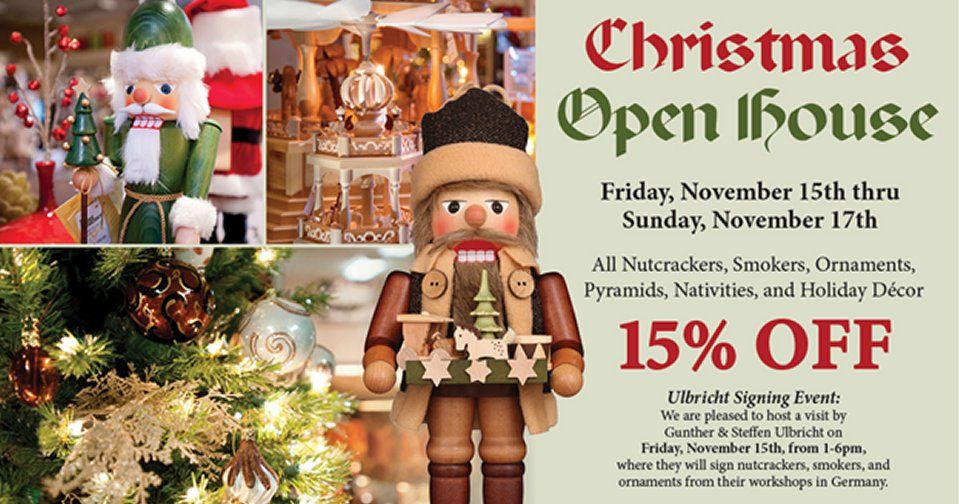 Christmas Open House & Ulbricht Signing