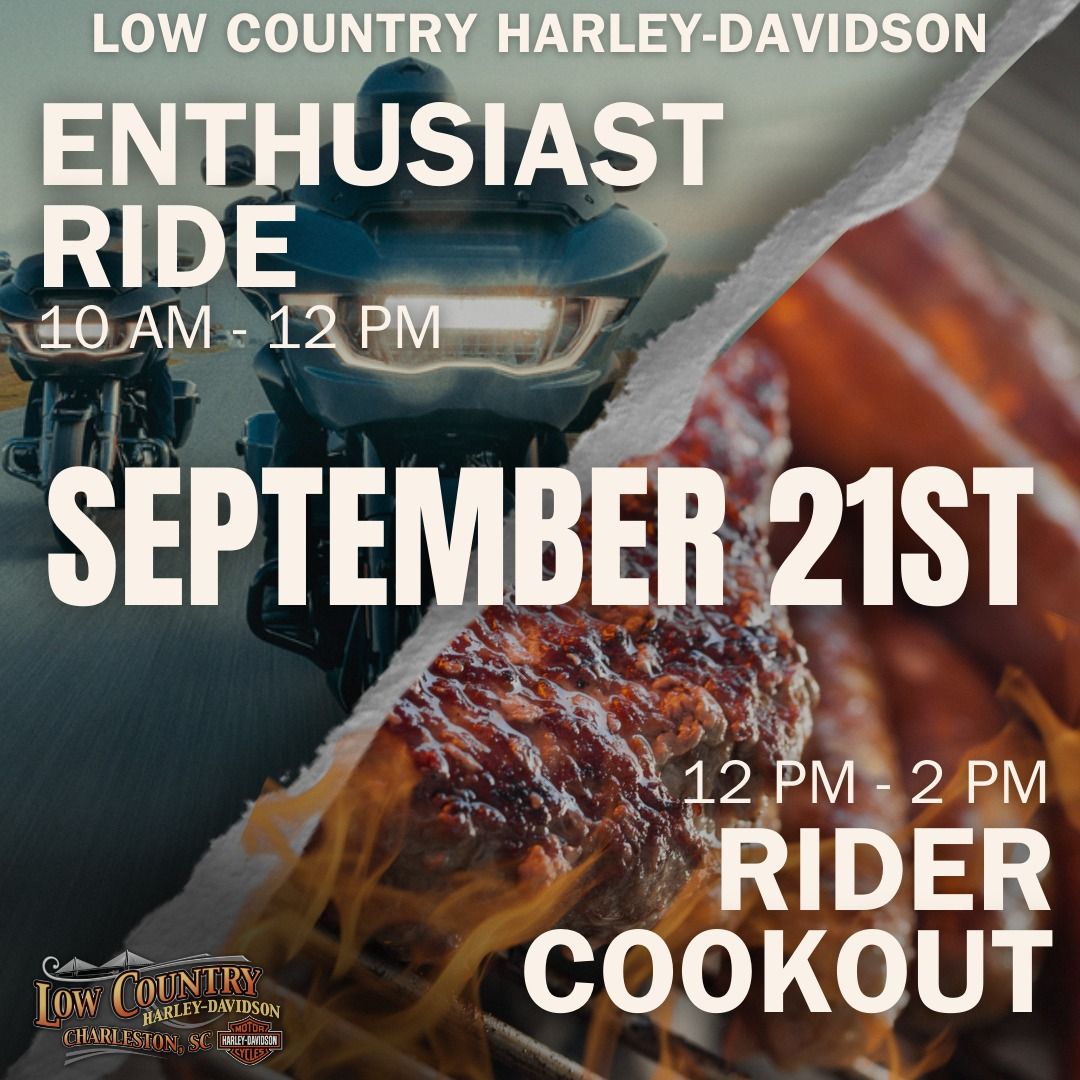 Free Enthusiasts Ride \/ Rider Cookout