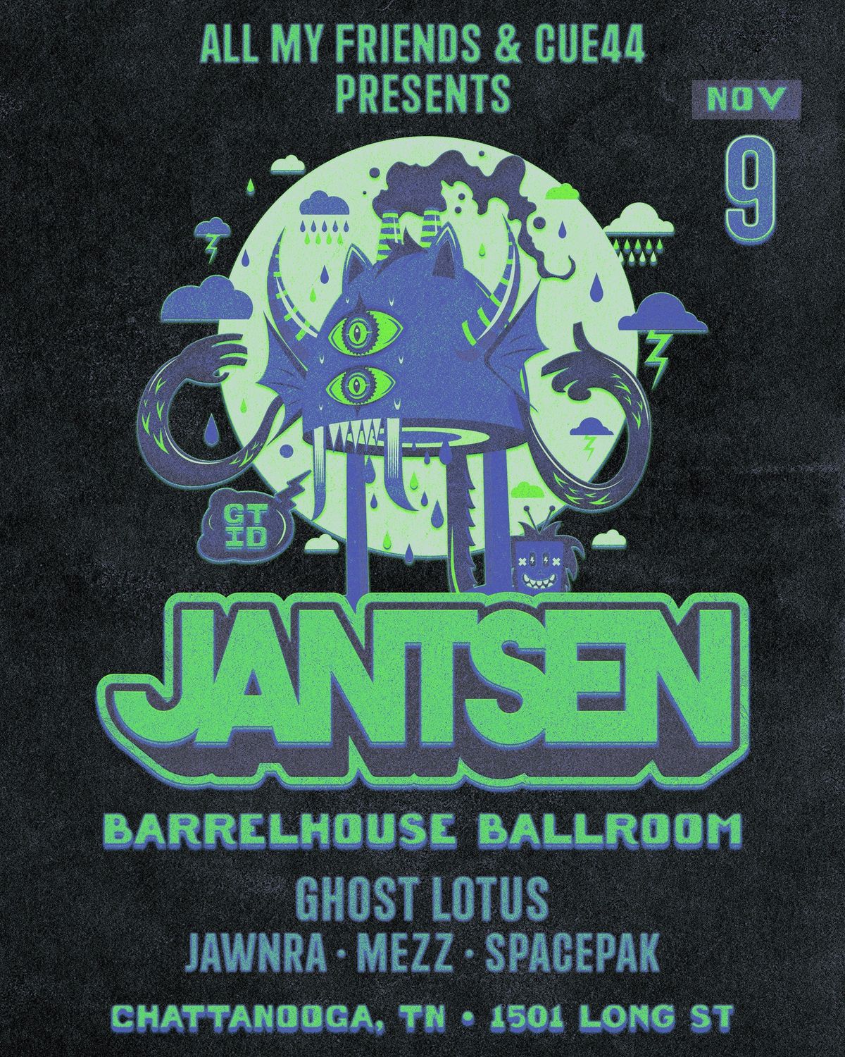 JANTSEN at BARRELHOUSE BALLROOM 11.9