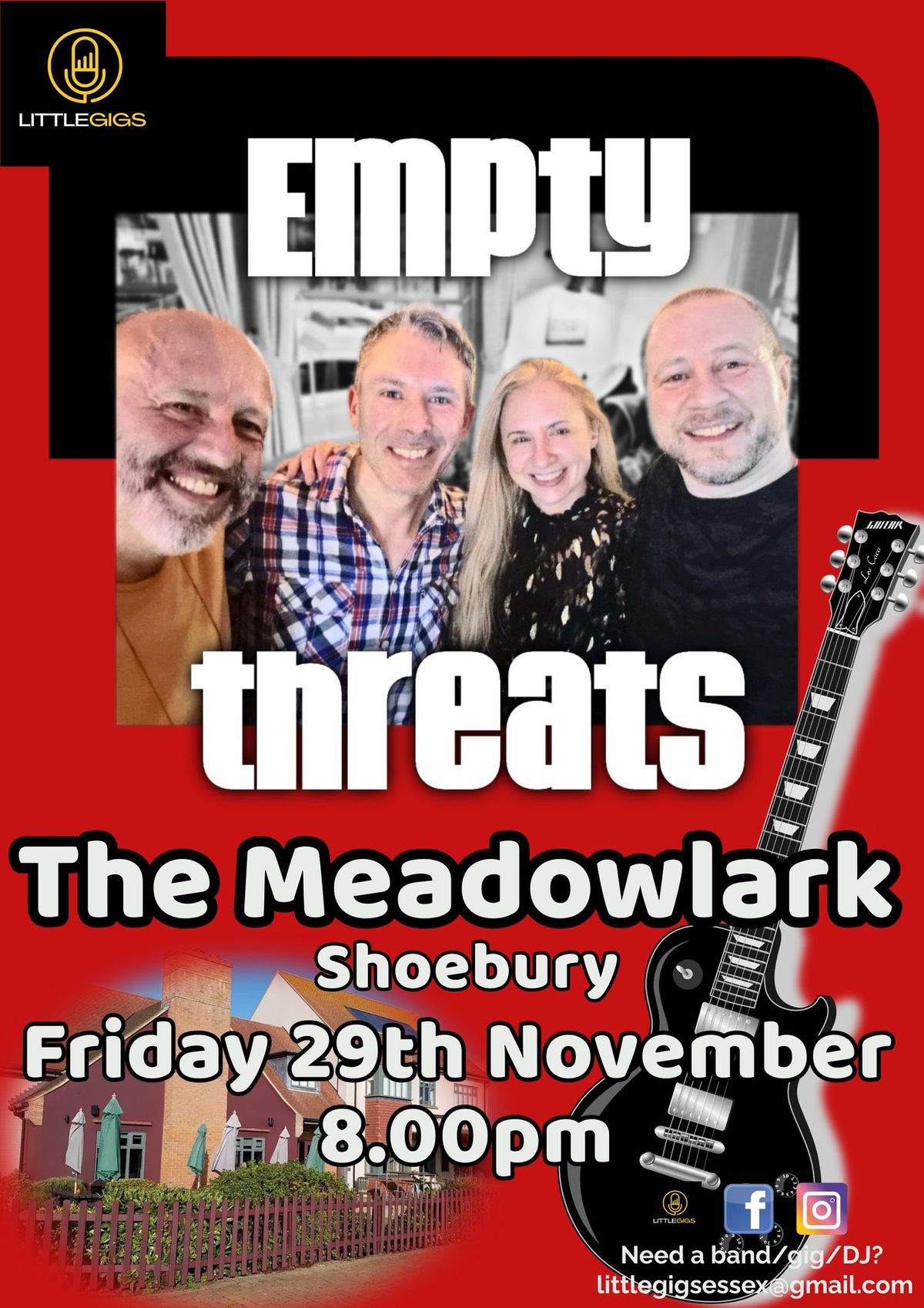 Empty Threats - Live & Kicking at The Meadowlark, Shoebury!!