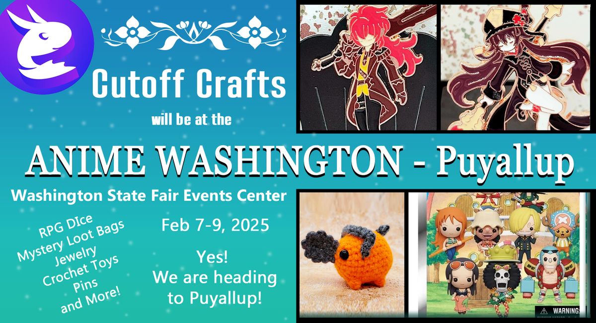 Anime Washington Puyallup - Cutoff Crafts Booth