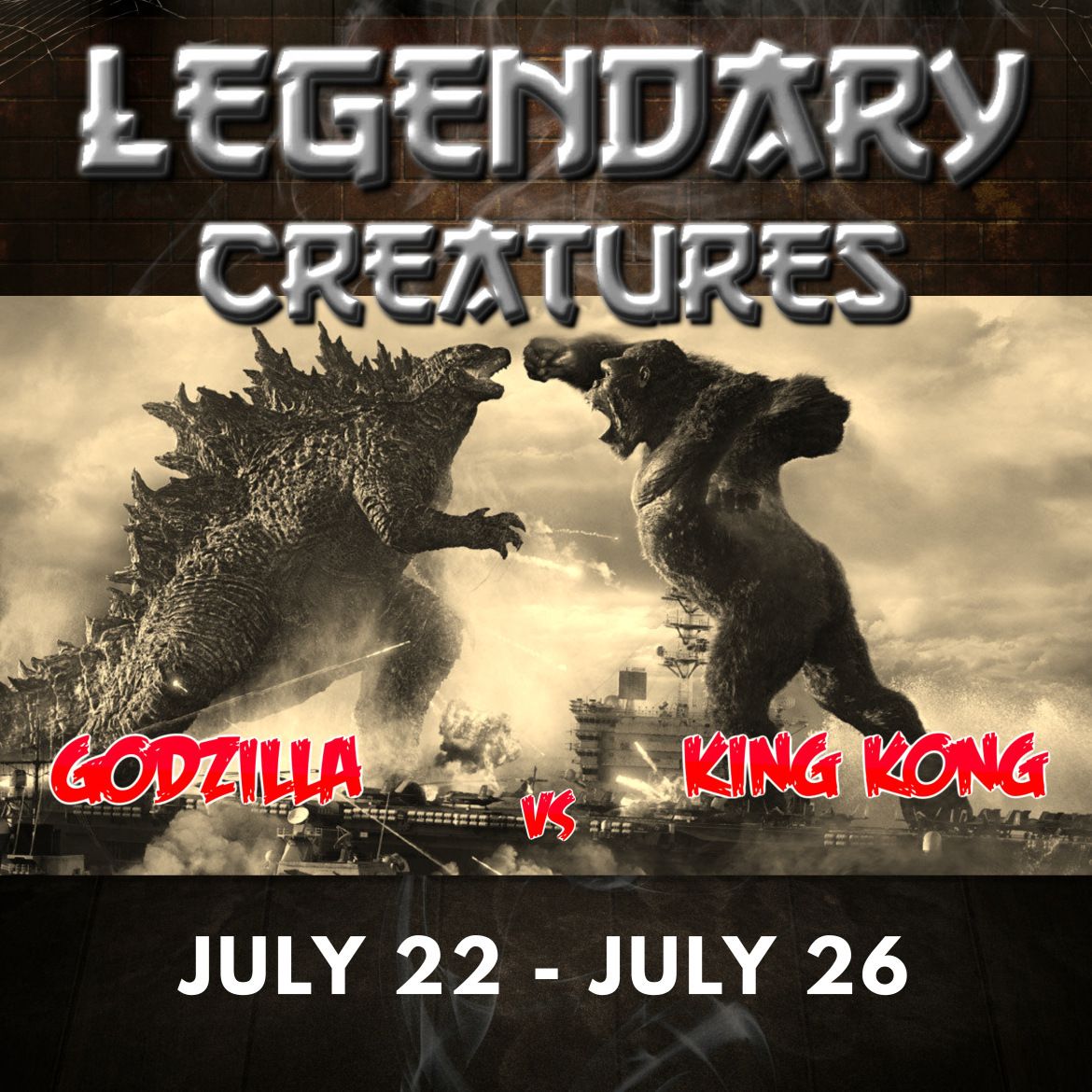 Code4Bots Legendary Creatures Godzilla vs Kong Half-Day Morning Summer Camp