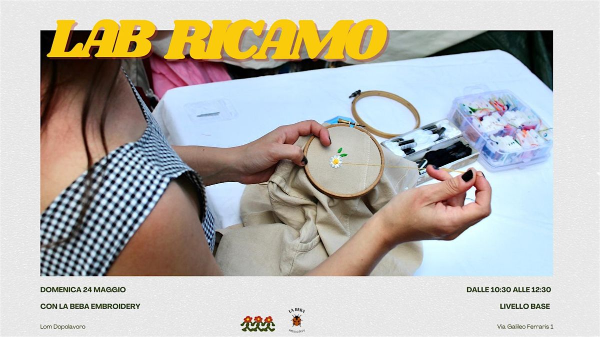Laboratorio di ricamo