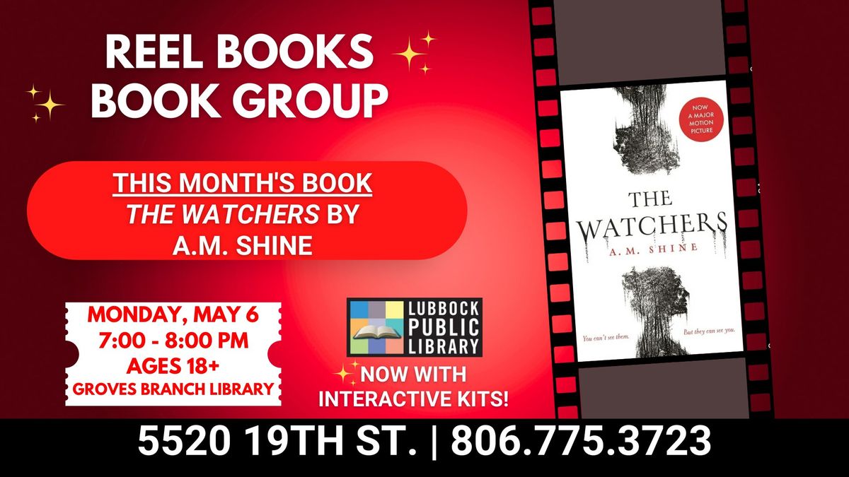 Reel Books Book Group at Groves Branch Library