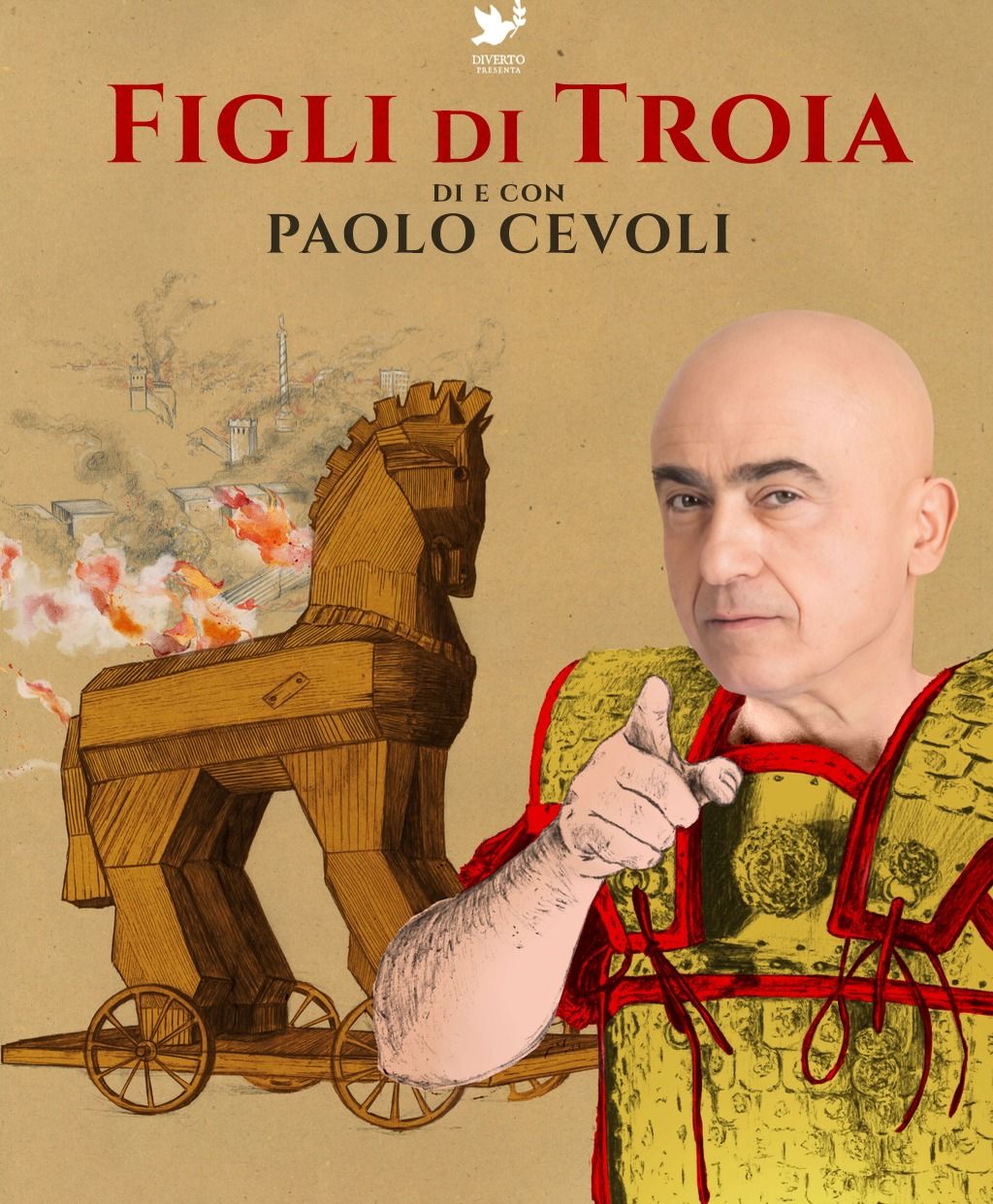 Paolo Cevoli in Figli di Troia