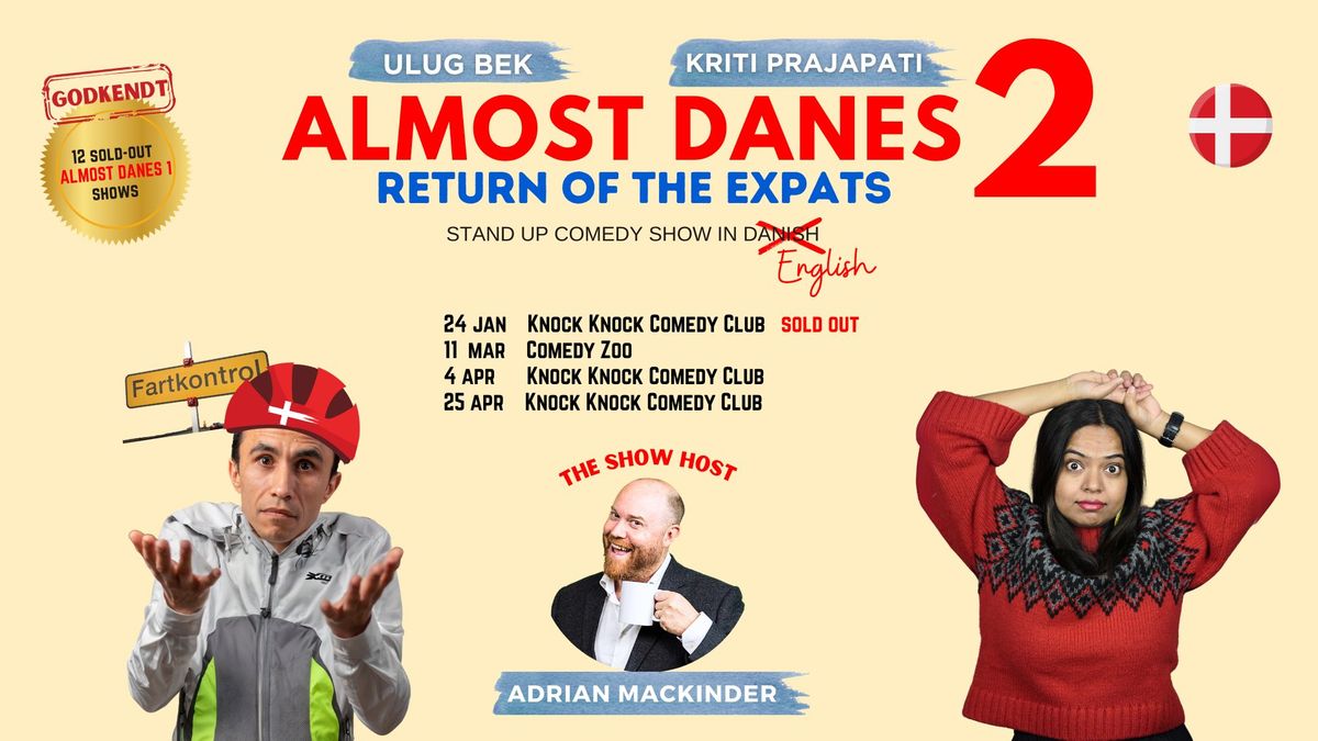 ALMOST DANES 2: Stand-Up Comedy Show in English