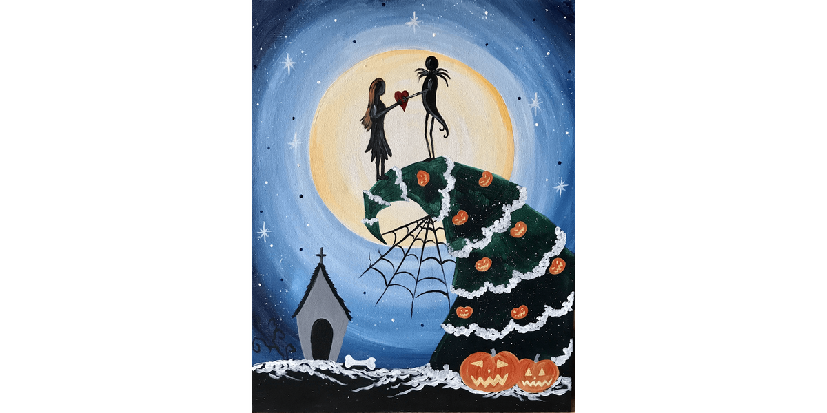 A Scary Christmas - Paint and Sip in Norfolk | Classpop!\u2122
