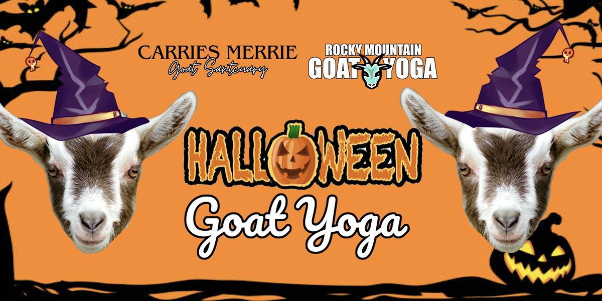 Halloween Goat Yoga - October  20th (CARRIES MERRIE GOAT SANCTUARY)