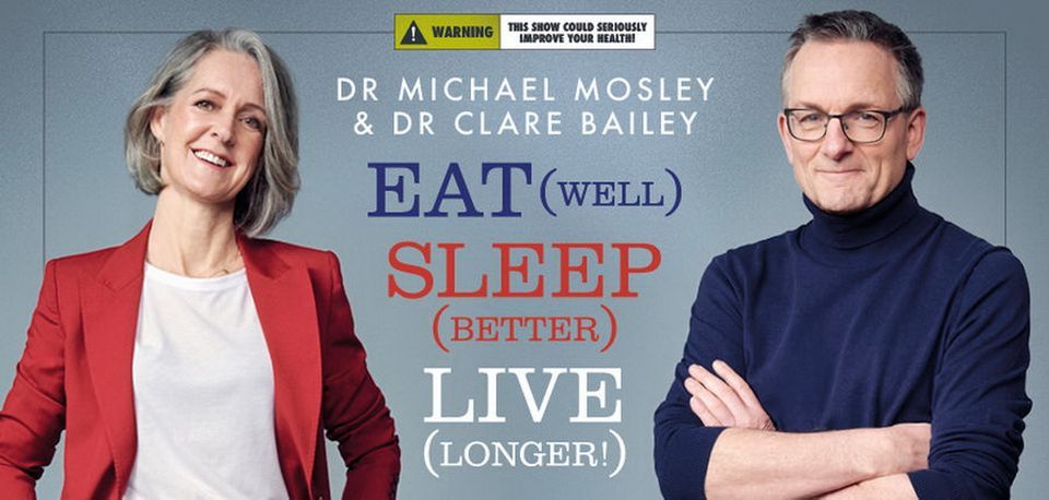 Dr Michael Mosley and Dr Clare Bailey Live in Manchester