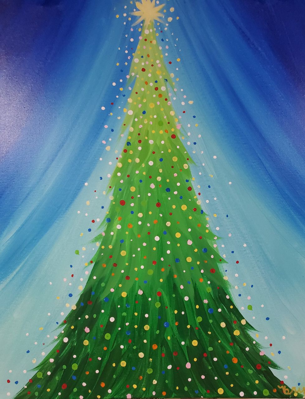 Tangled up in Lights Coffee & Canvas - Sunday,  December 8, 2024, 2pm