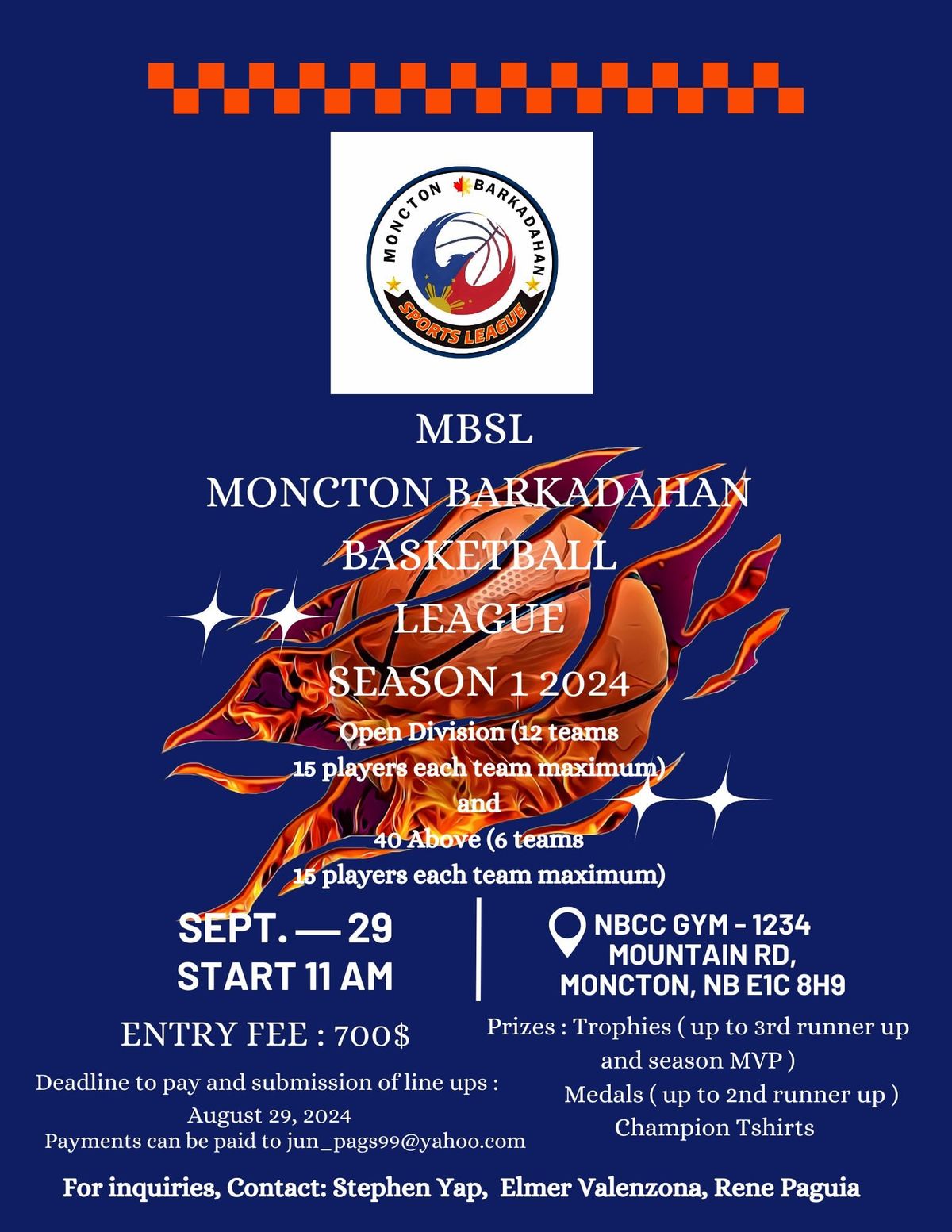 Moncton Barkadahan Basketball League