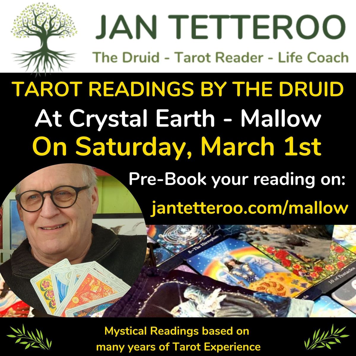 Tarot Reading Event in Crystal Earth, Mallow Co. Cork