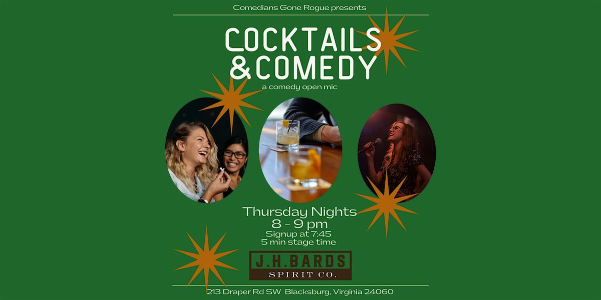 Comedy Open Mic at JHBards