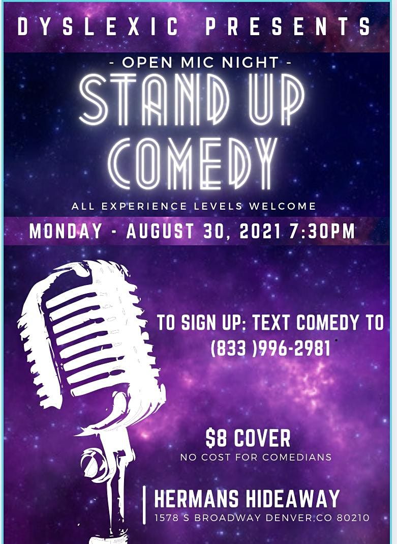 OPEN MIC - STAND UP COMEDY NIGHT | OPEN SIGN UP | ALL EXP. LEVELS