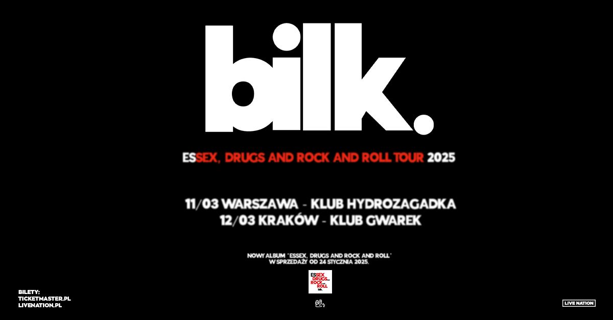 Bilk - Official Event, 11.03.2025, Klub Hydrozagadka, Warszawa