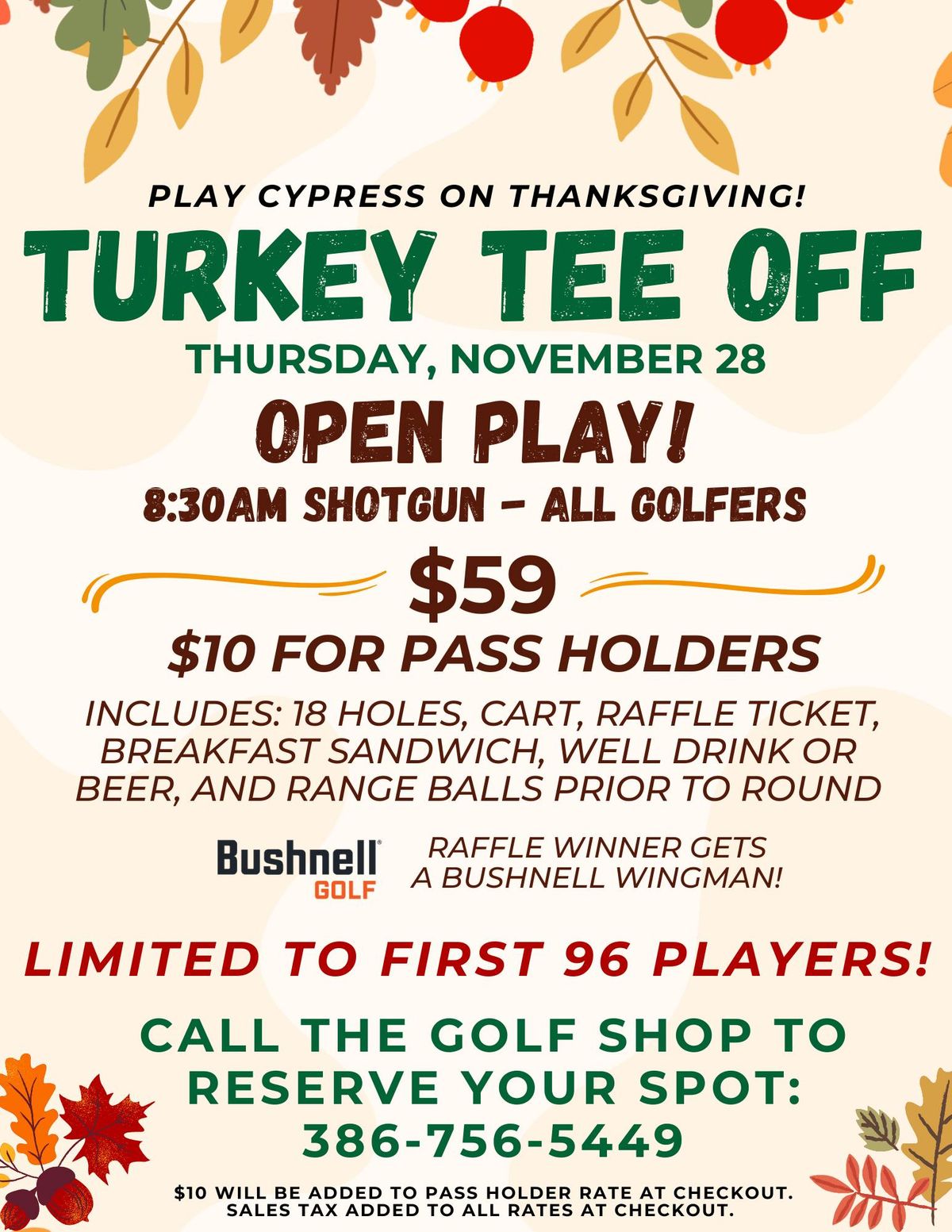 Turkey Tee Off 