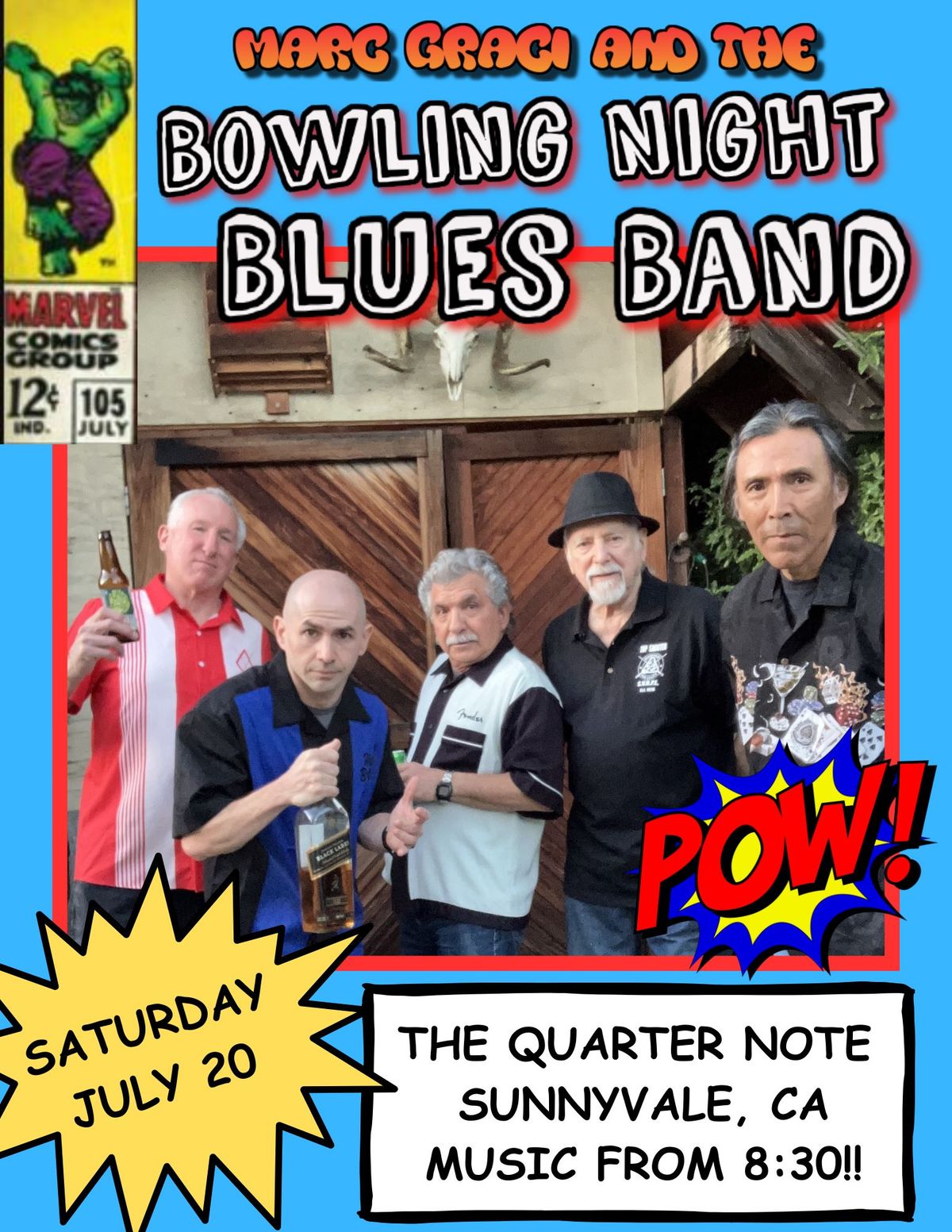 The Bowling Night Blues Band at The Quarter Note