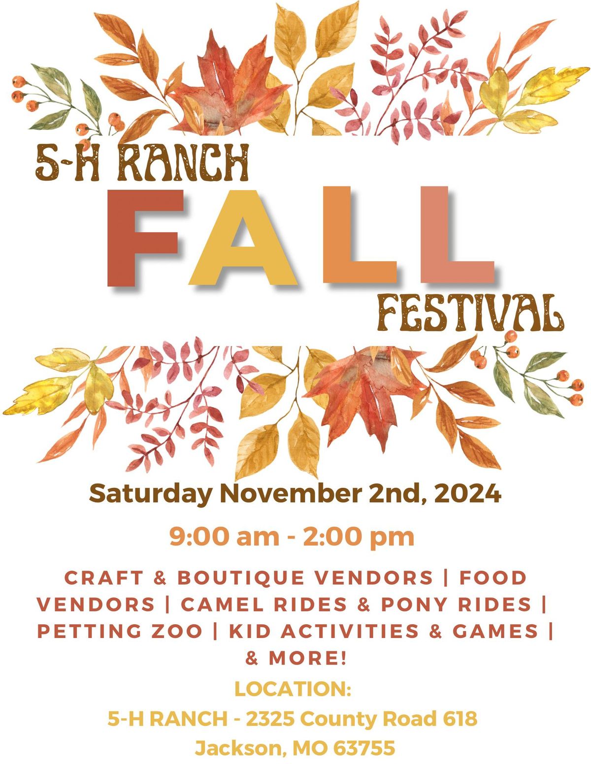 5-H Ranch Fall Festival