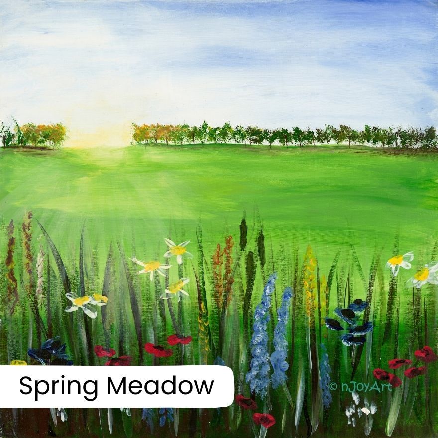 Paint & Pint at The Seven Stars, Rugby - Spring Meadow