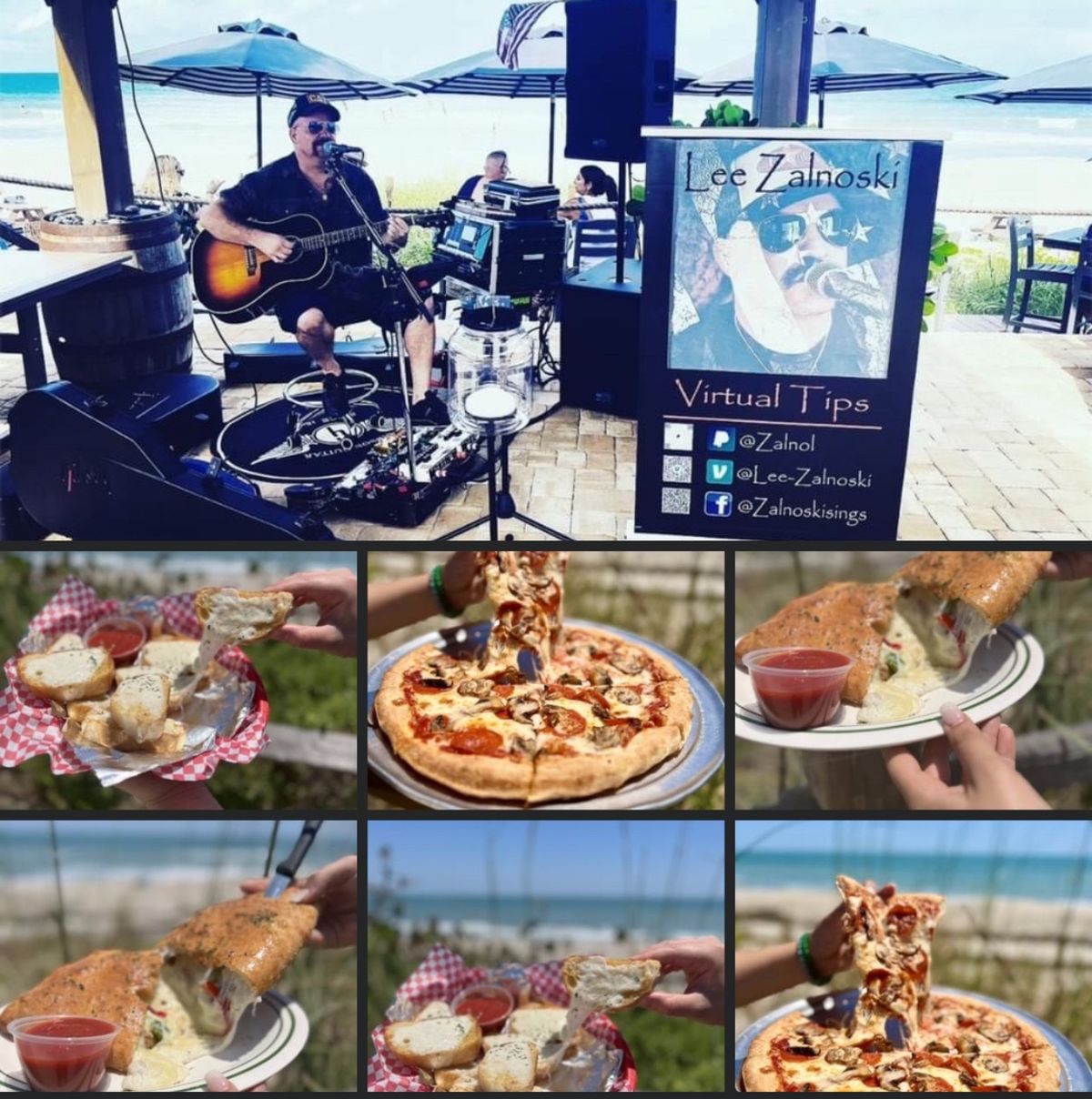 Lee Zalnoski live @ Pappagallos Pizza\/ Morning Glory Eatery Satellite Beach July 6th 5-9pm