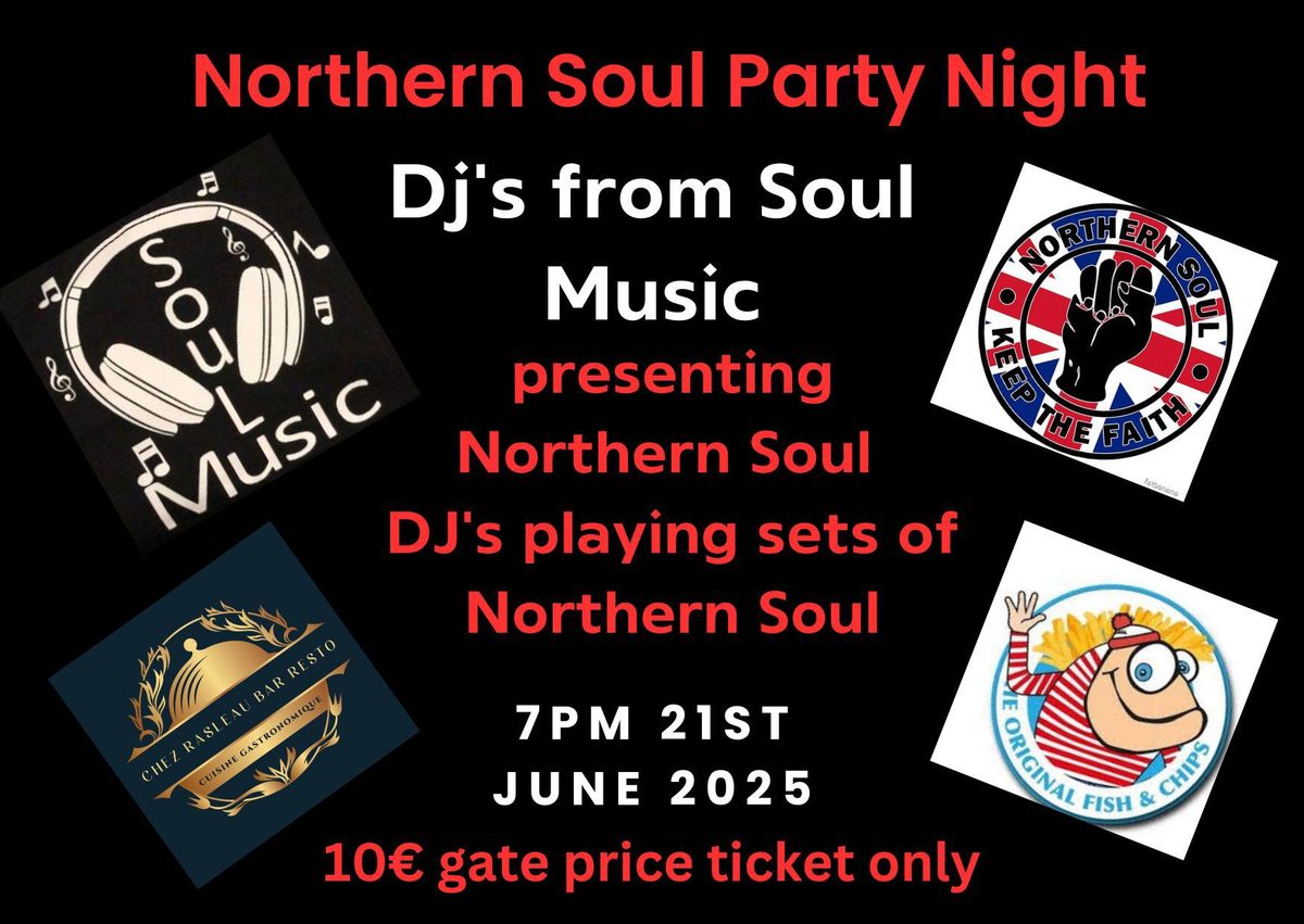 Northern Soul Night\/ Soir\u00e9e de Soul Musique