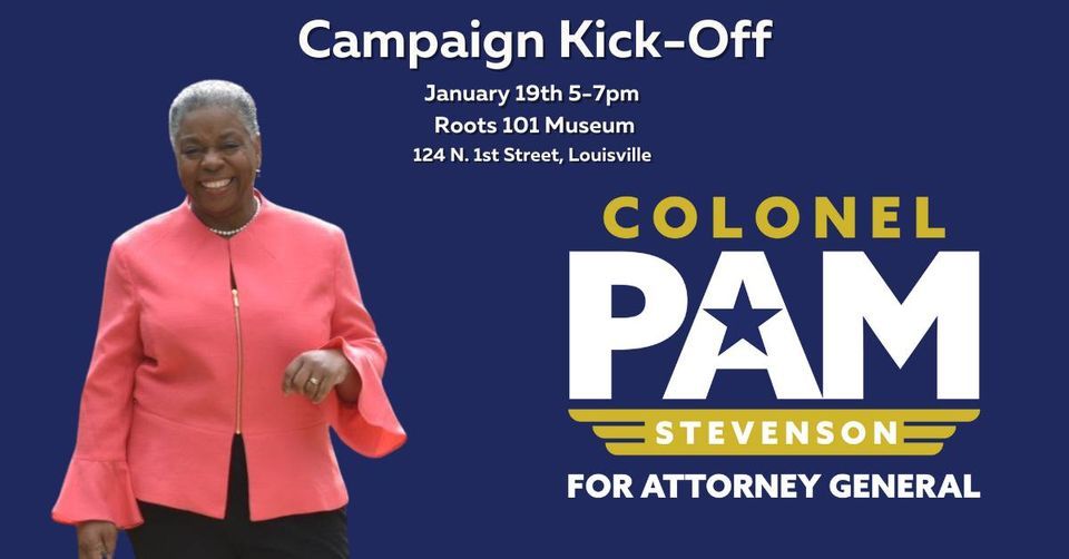 Colonel Pam's Attorney General Campaign Kick-Off