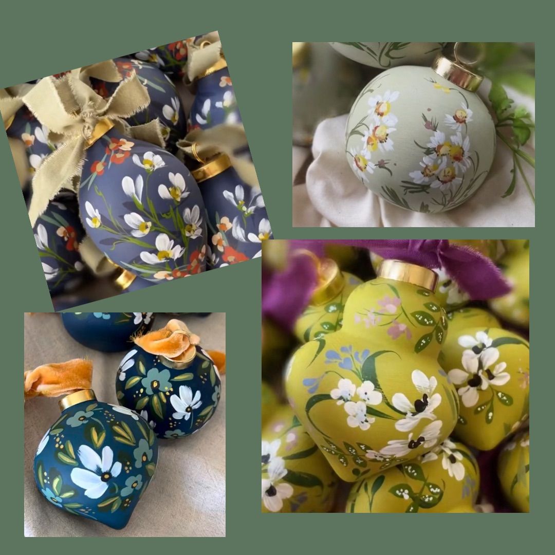 Creative Club - Hand Painted Baubles 