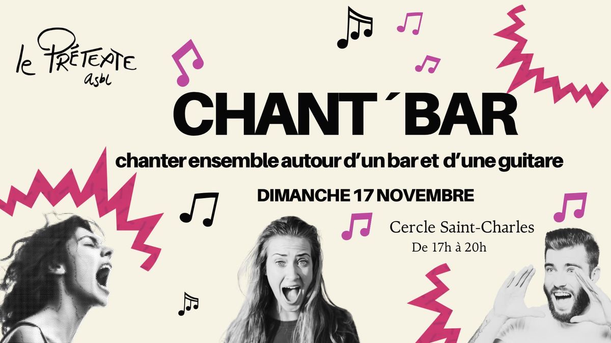 Chant'Bar - chanter ensemble autour d'un bar et d'une guitare \ud83d\udde3\ufe0f\ud83c\udfb6 \ud83d\udd25l