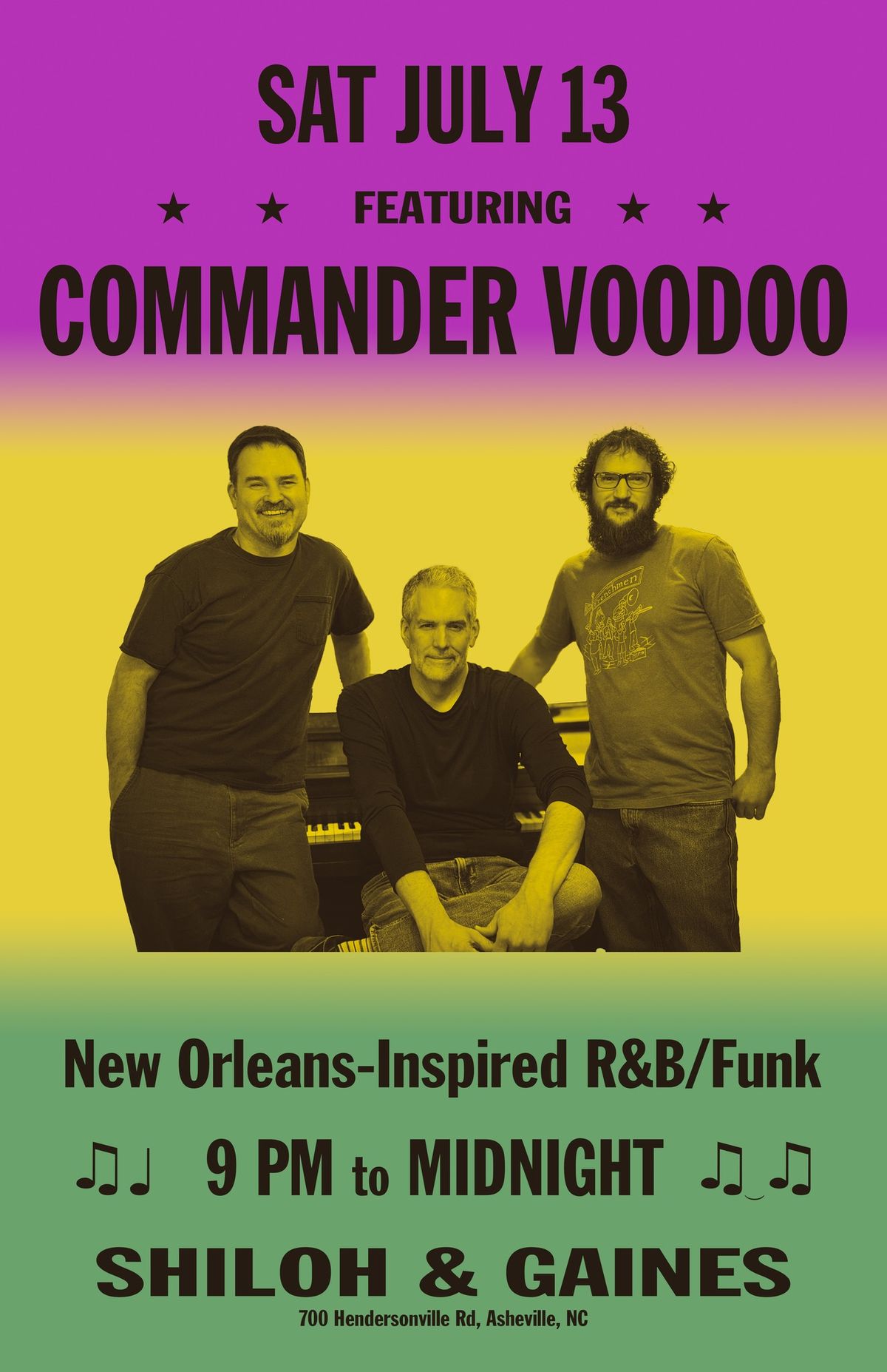 Commander Voodoo Live at Shiloh & Gaines