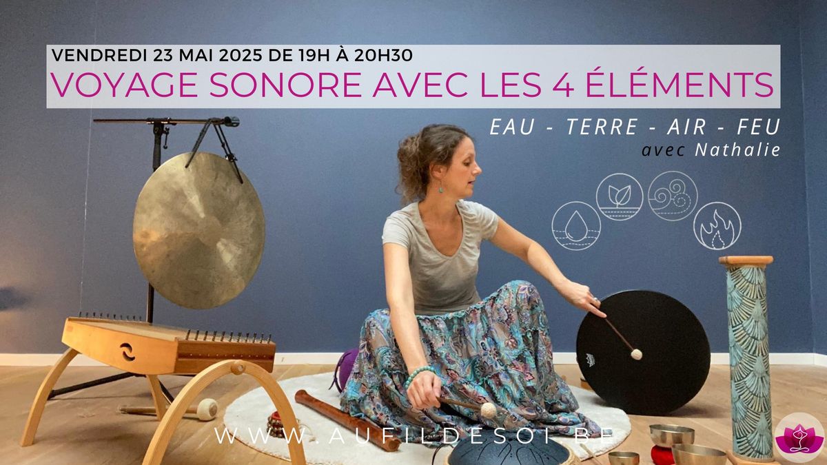 Voyage sonore avec les quatre \u00e9l\u00e9ments