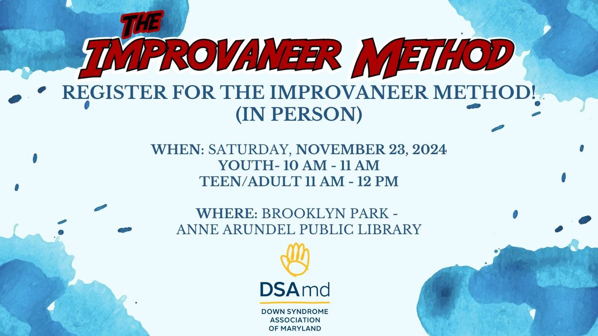 The Imrpovaneer Method at Brooklyn Park Library